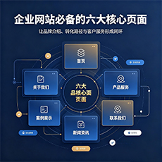 隆化建站-企业网站必备的六大核心页面